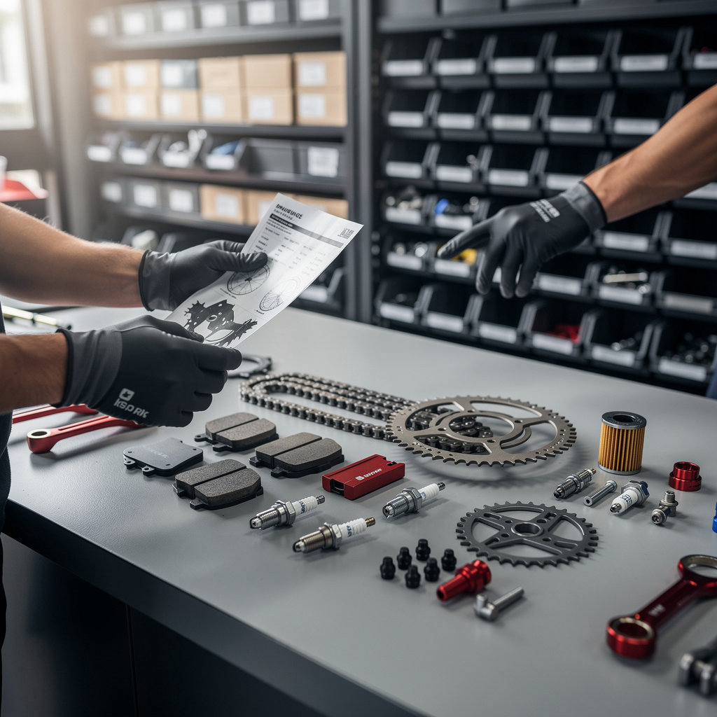 MBP motorcycle parts inventory and expert service in Medina, OH